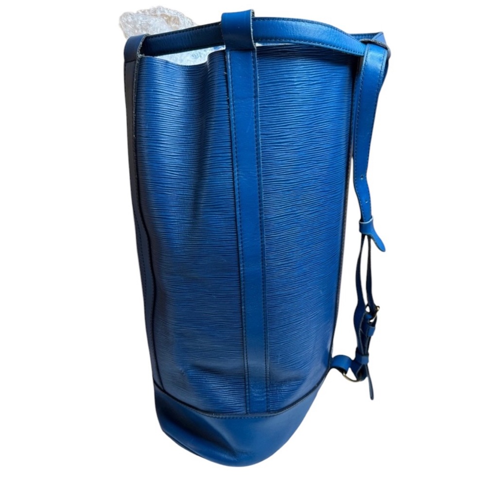 Louis Vuitton Vintage Blue Epi Leather Sling Bag One-Strap Backpack - Picture 5 of 8